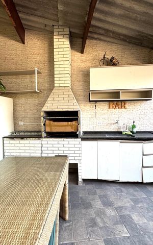 Casa para alugar com 76m², 2 quartos e 1 vaga Casa para alugar com 76m², 2 quartos e 1 vagaChurrasqueira