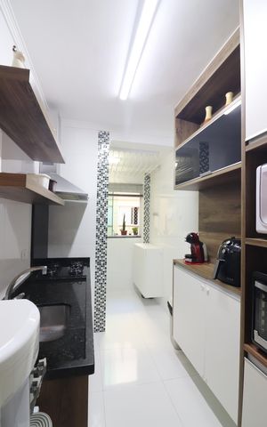 Apartamento à venda com 81m², 3 quartos e 1 vagaCozinha 