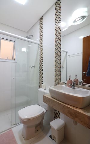 Apartamento à venda com 81m², 3 quartos e 1 vagaBanheiro Social
