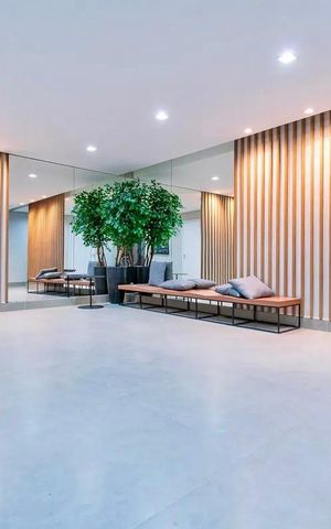 Apartamento à venda com 29m², 1 quarto e sem vaga Apartamento à venda com 29m², 1 quarto e sem vagaHall social