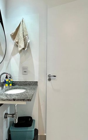 Apartamento à venda com 29m², 1 quarto e sem vaga Apartamento à venda com 29m², 1 quarto e sem vagaBanheiro