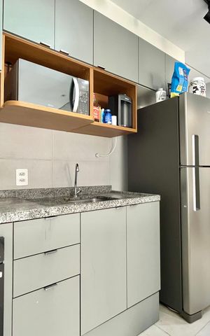Apartamento à venda com 29m², 1 quarto e sem vaga Apartamento à venda com 29m², 1 quarto e sem vagaCozinha