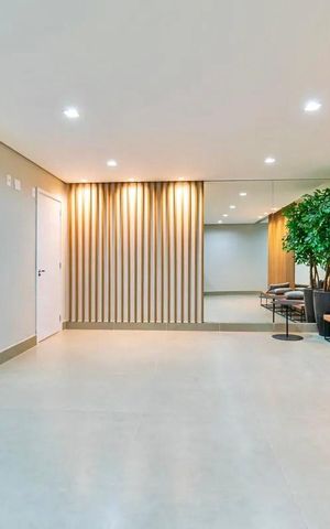 Apartamento à venda com 29m², 1 quarto e sem vaga Apartamento à venda com 29m², 1 quarto e sem vagaHall social