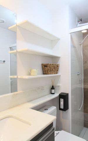 Apartamento para alugar com 35m², 2 quartos e sem vagaBanheiro