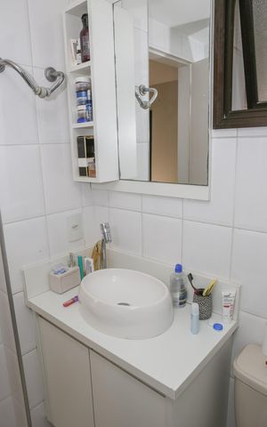 Apartamento à venda com 78m², 3 quartos e 1 vaga Apartamento à venda com 78m², 3 quartos e 1 vagaBanheiro da Suíte