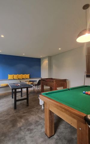 Apartamento para alugar com 36m², 2 quartos e sem vaga Apartamento para alugar com 36m², 2 quartos e sem vagaSalão de jogos