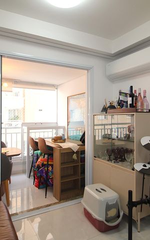 Apartamento à venda com 63m², 2 quartos e 2 vagasSala / Cozinha