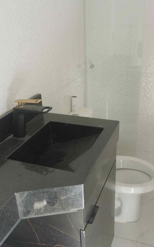 Casa de condomínio para alugar com 277m², 3 quartos e 4 vagas Casa de condomínio para alugar com 277m², 3 quartos e 4 vagasBanheiro Área Externa