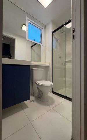 Studio para alugar com 25m², 1 quarto e sem vaga Studio para alugar com 25m², 1 quarto e sem vagaBanheiro