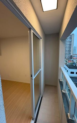 Studio para alugar com 25m², 1 quarto e sem vaga Studio para alugar com 25m², 1 quarto e sem vagaVaranda