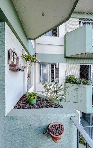 Apartamento à venda com 55m², 2 quartos e 1 vagaVaranda
