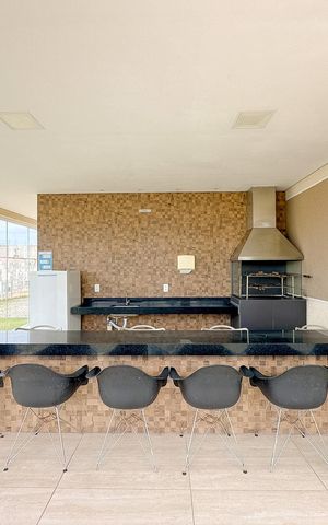Apartamento para alugar com 48m², 2 quartos e 1 vagaÁrea comum - Salão de festas