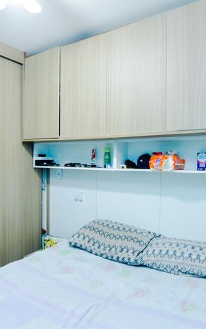 Apartamento para alugar com 45m², 2 quartos e 1 vagaQuarto 1 