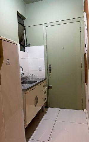 Apartamento à venda com 21m², 1 quarto e sem vaga Apartamento à venda com 21m², 1 quarto e sem vagaCozinha