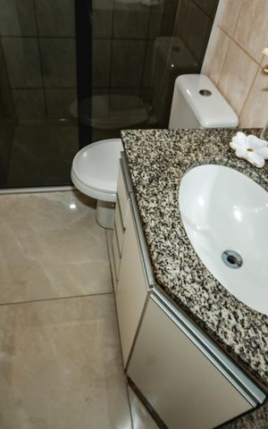 Apartamento à venda com 55m², 2 quartos e 1 vagaBanheiro Social