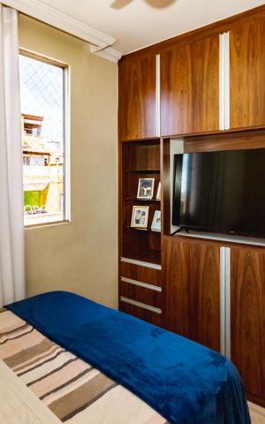 Apartamento à venda com 55m², 2 quartos e 1 vagaQuarto 2