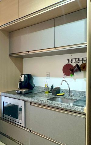 Studio à venda com 29m², 1 quarto e sem vaga Studio à venda com 29m², 1 quarto e sem vagaCozinha