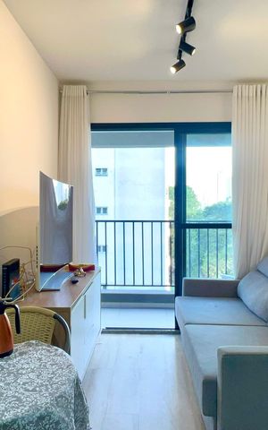 Studio à venda com 29m², 1 quarto e sem vaga Studio à venda com 29m², 1 quarto e sem vagaSala
