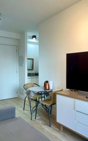 Studio à venda com 29m², 1 quarto e sem vaga Studio à venda com 29m², 1 quarto e sem vagaSala