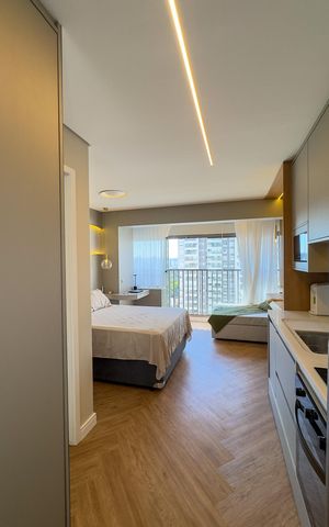 Studio à venda com 24m², 1 quarto e sem vagaStudio