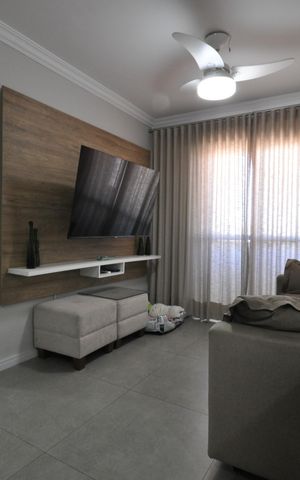 Apartamento à venda com 70m², 2 quartos e 2 vagasSala
