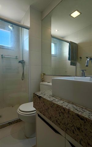 Apartamento à venda com 120m², 3 quartos e 2 vagas Apartamento à venda com 120m², 3 quartos e 2 vagasBanheiro 1