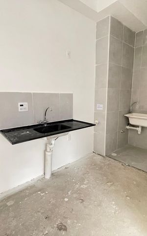 Apartamento para alugar com 35m², 2 quartos e sem vaga Apartamento para alugar com 35m², 2 quartos e sem vagaSala/cozinha