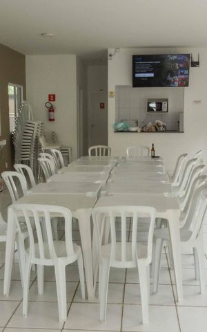 Apartamento para alugar com 54m², 2 quartos e 1 vaga Apartamento para alugar com 54m², 2 quartos e 1 vagaÁrea comum - Salão de Festas