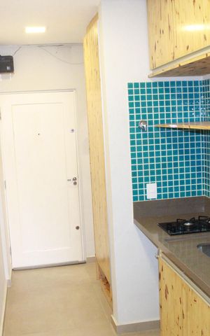 Studio para alugar com 35m², 1 quarto e sem vagaCozinha