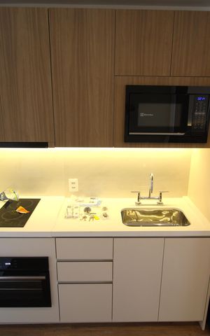 Apartamento para alugar com 35m², 1 quarto e 1 vagaSala/Cozinha
