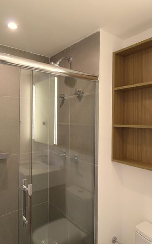 Apartamento para alugar com 35m², 1 quarto e 1 vagaBanheiro da Suíte