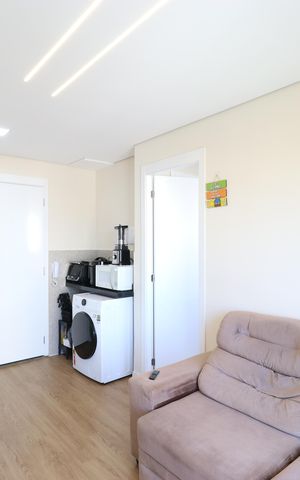 Apartamento à venda com 28m², 1 quarto e sem vagaSala/Cozinha/Área de serviço 