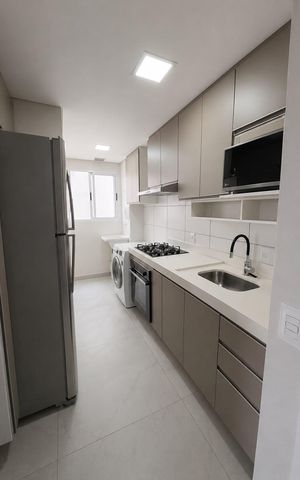 Apartamento para alugar com 47m², 2 quartos e 2 vagas Apartamento para alugar com 47m², 2 quartos e 2 vagasCozinha