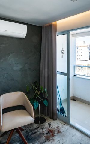 Apartamento para alugar com 70m², 2 quartos e 2 vagasSala