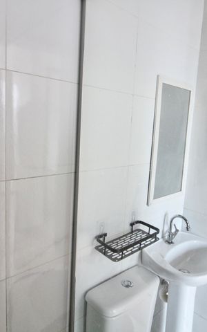 Apartamento para alugar com 40m², 2 quartos e sem vaga Apartamento para alugar com 40m², 2 quartos e sem vagaBanheiro