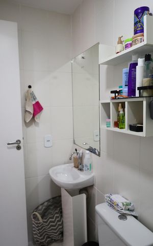 Apartamento à venda com 56m², 3 quartos e 1 vagaBanheiro da Suíte 1