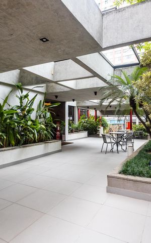 Studio à venda com 28m², 1 quarto e 1 vagaEntrada