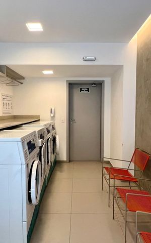 Studio para alugar com 47m², 1 quarto e 1 vaga Studio para alugar com 47m², 1 quarto e 1 vagaLavanderia