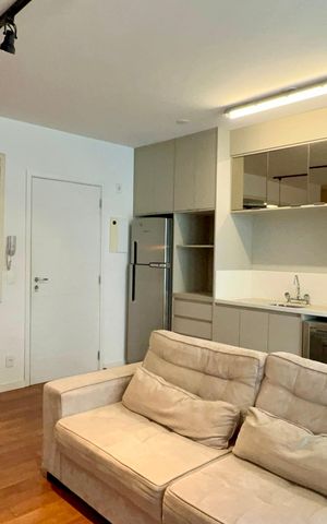 Studio para alugar com 47m², 1 quarto e 1 vaga Studio para alugar com 47m², 1 quarto e 1 vagaSala