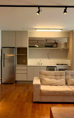 Studio para alugar com 47m², 1 quarto e 1 vaga Studio para alugar com 47m², 1 quarto e 1 vagaSala