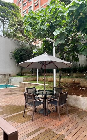 Studio para alugar com 47m², 1 quarto e 1 vaga Studio para alugar com 47m², 1 quarto e 1 vagaPiscina