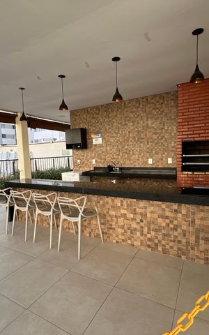Apartamento para alugar com 50m², 2 quartos e 1 vaga Apartamento para alugar com 50m², 2 quartos e 1 vagaÁrea comum - Churrasqueira