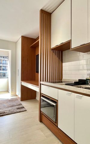 Studio para alugar com 24m², 1 quarto e sem vaga Studio para alugar com 24m², 1 quarto e sem vagaCozinha