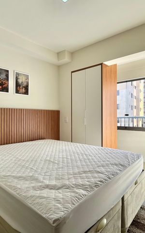Studio para alugar com 24m², 1 quarto e sem vaga Studio para alugar com 24m², 1 quarto e sem vagaSala/Quarto