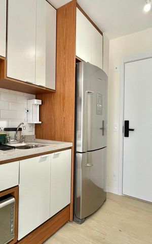 Studio para alugar com 24m², 1 quarto e sem vaga Studio para alugar com 24m², 1 quarto e sem vagaCozinha