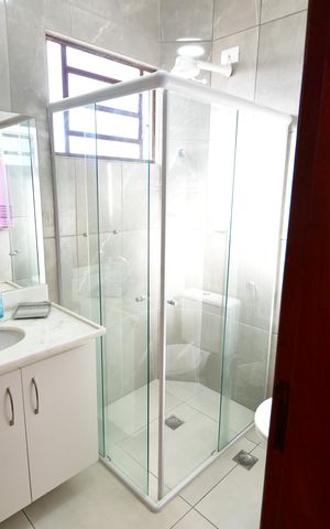 Casa de condomínio para alugar com 60m², 2 quartos e 1 vagaBanheiro