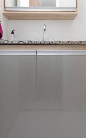 Studio para alugar com 28m², 1 quarto e sem vaga Studio para alugar com 28m², 1 quarto e sem vagaBanheiro