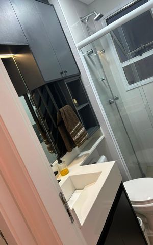 Apartamento para alugar com 72m², 2 quartos e 1 vaga Apartamento para alugar com 72m², 2 quartos e 1 vagaBanheiro