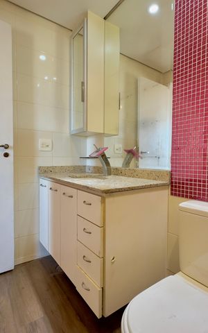 Apartamento à venda com 88m², 2 quartos e 2 vagas Apartamento à venda com 88m², 2 quartos e 2 vagasBanheiro da Suíte 2