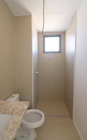 Apartamento para alugar com 76m², 3 quartos e 2 vagasBanheiro da Suíte